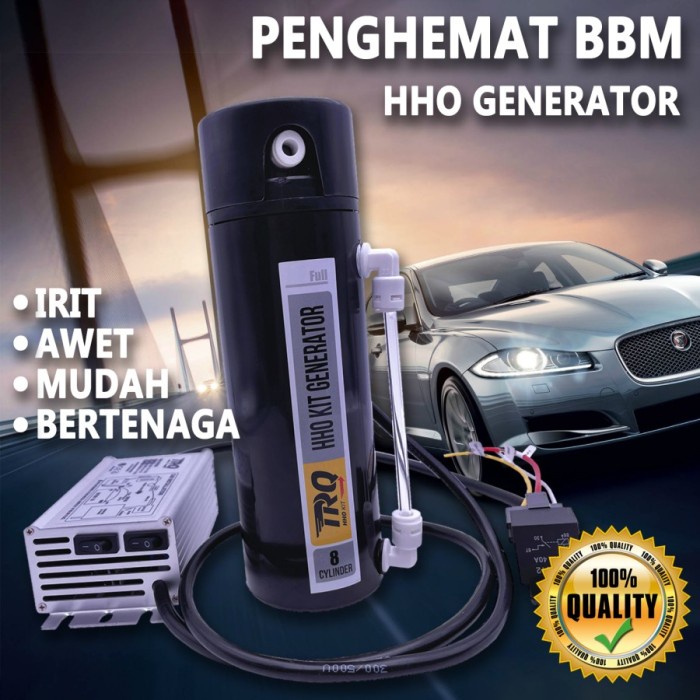 PENGHEMAT BAHAN BAKAR KENDARAAN MOBIL HHO GENERATOR HEMAT BBM