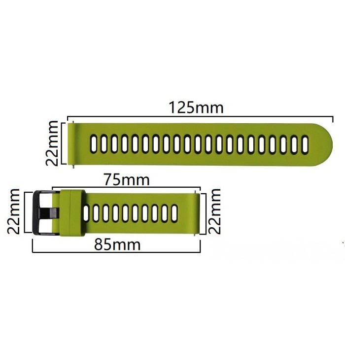 NEW STRAP TALI JAM AMAZFIT T-REX 2 TREX2 MODEL TWO TONE RUBBER ORIGINAL TERBARU