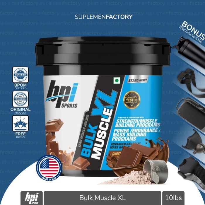 Terbaru Bpi Bulk Xl Weight Gainer Bpi Bulk Muscle Xl 15 Lbs Bpi Sports Promo Terlaris