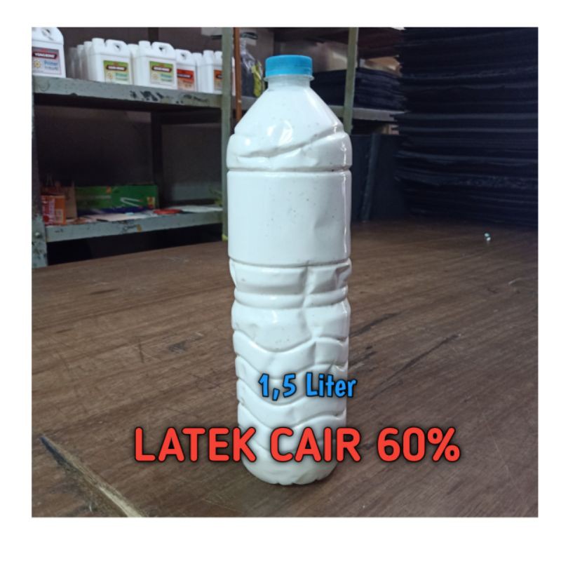 

Lem Latek Cair 60%1,5Liter Lem Perekat