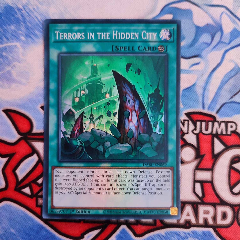 yugioh terrors in the hidden city DABL super rare 1st original
