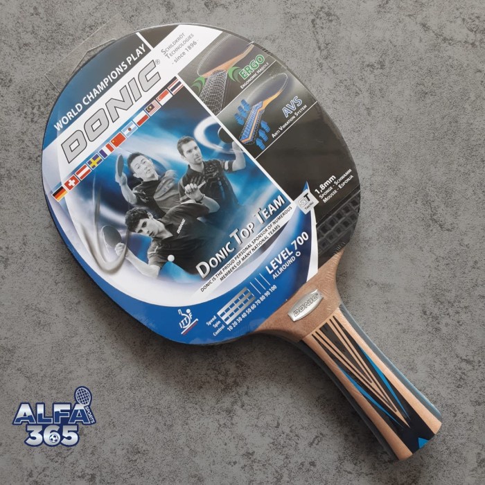 [New] Donic Schildkrot Top Team 700 Bat Bet Pingpong Tenis Meja Bisa Gojek