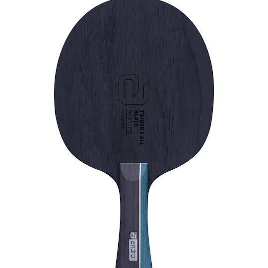 KAYU BET TENIS MEJA ANDRO TIMBER 5 ALL BLACK ORIGINAL