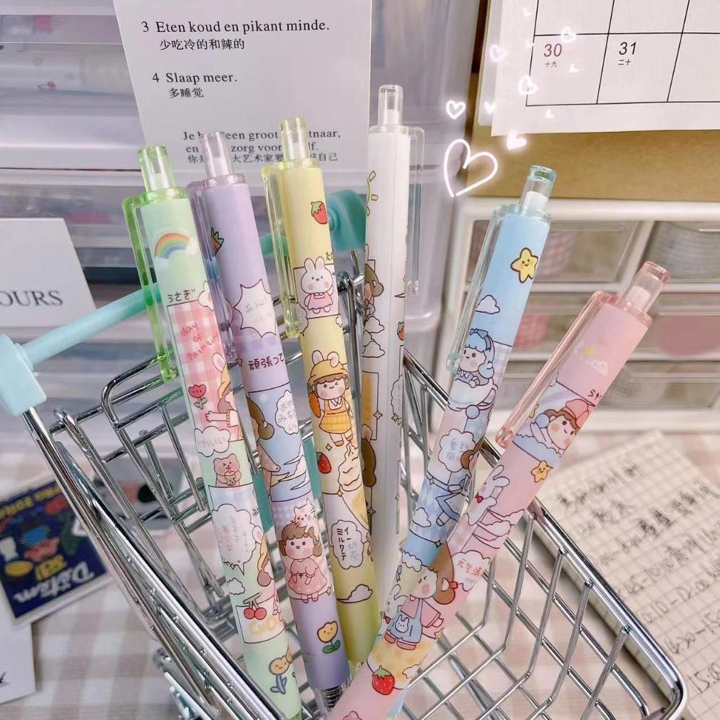 

TT Pulpen Gel Motif Cartoon Pulpen Pelajar Dan Kantor Pena Lucu Motif cartoon/motif kartun lucu pena