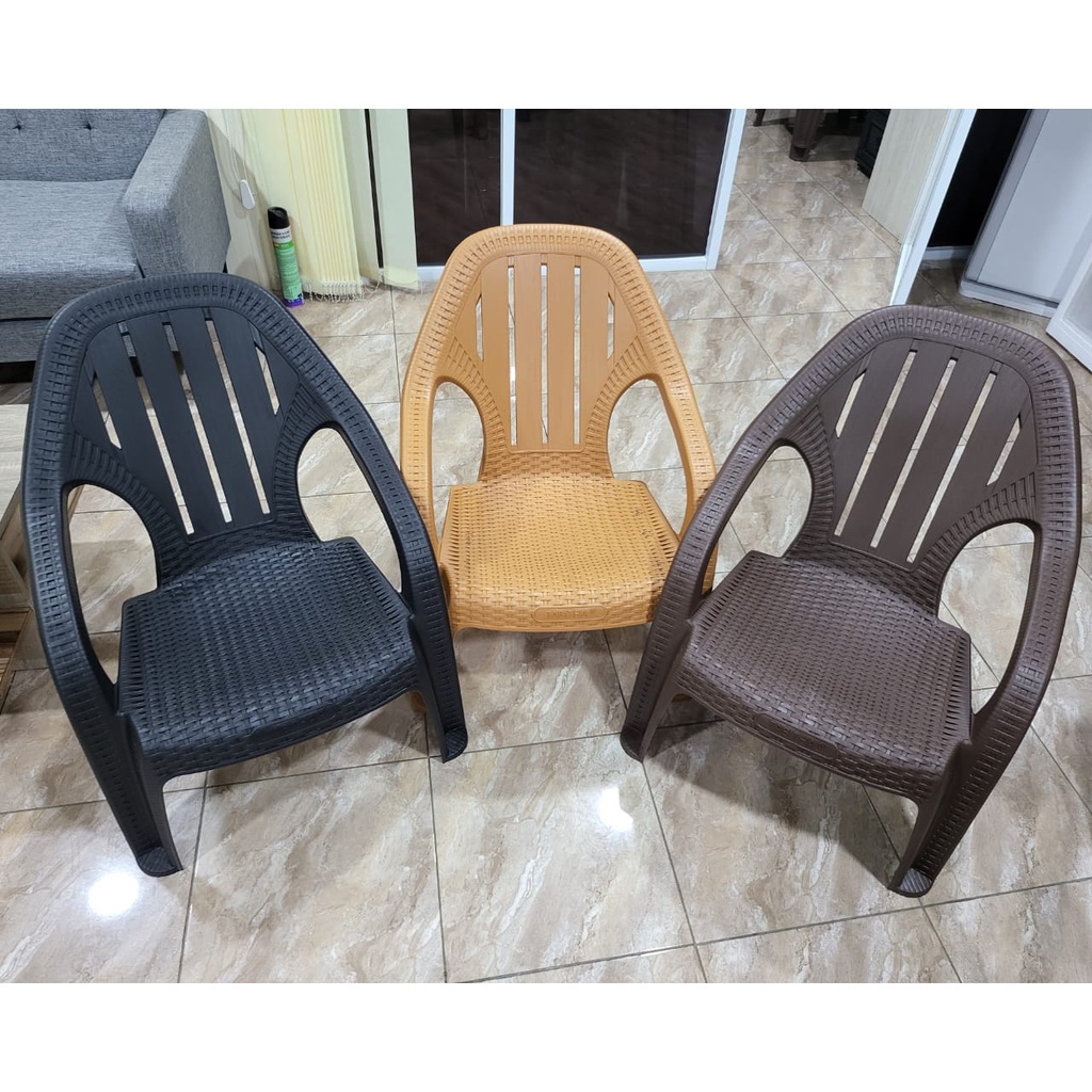Kursi Plastik Rotan Kursi Santai Outdoor Tabitha Kst