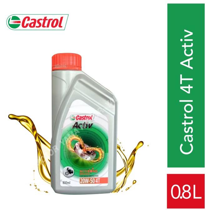 =+=+=+] OLI MESIN CASTROL ACTIV 4T 20W-50 0.8L