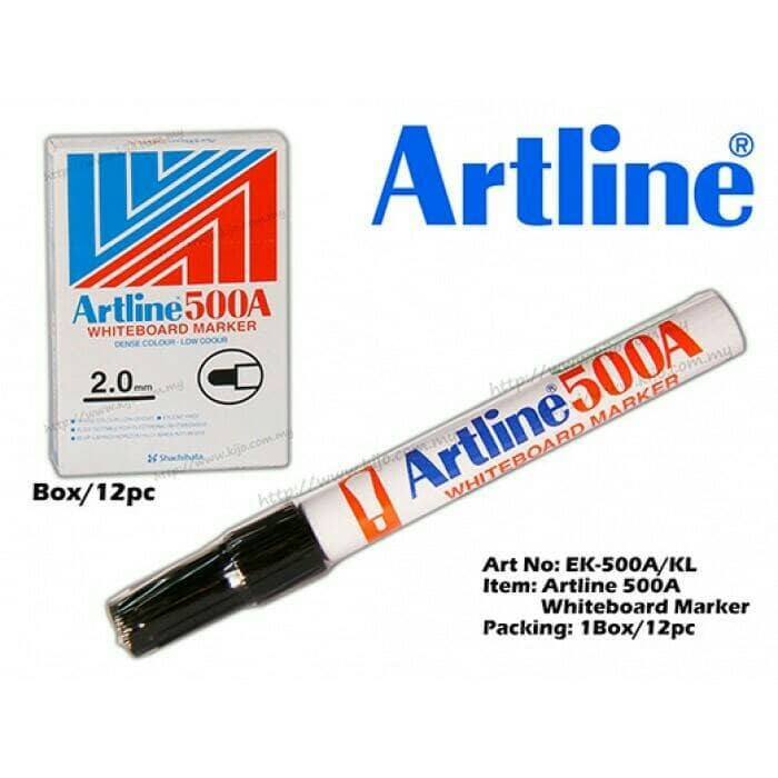 

Spidol Whiteboard Marker Artline 500 / Spidol Papan Tulis White Board