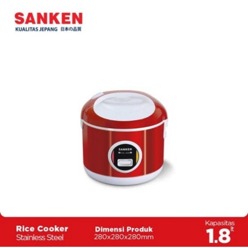 SANKEN RICE COOKER SJ 2500 STAINLESS MAGIC COM