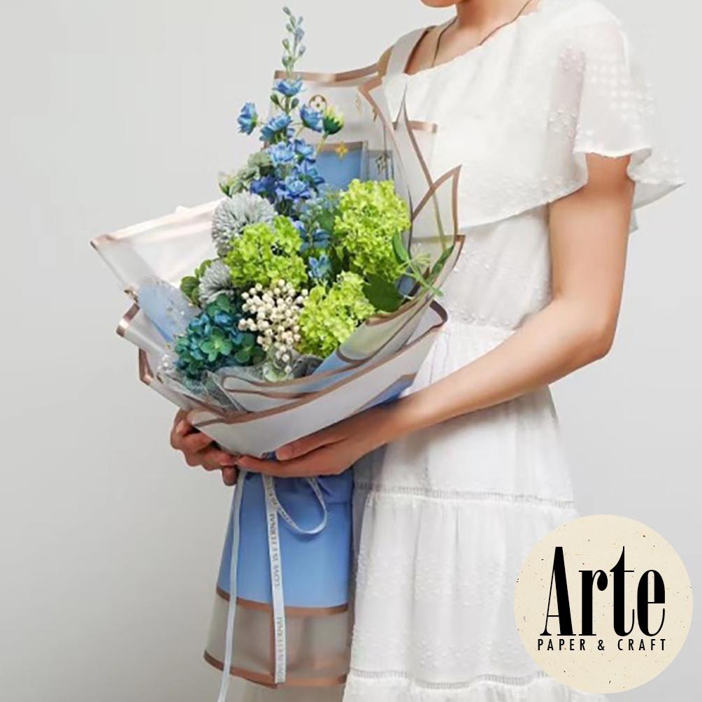 

Hot Sale - 20 Lembar Cellophane Double Gold Frame Buket Bunga Korean Kertas Waterproof Ori Sinowrap Flower Wrapping Paper Calor Kado Arte Florist Supply Jakarta Bekasi P.MLZ-KJ ,,