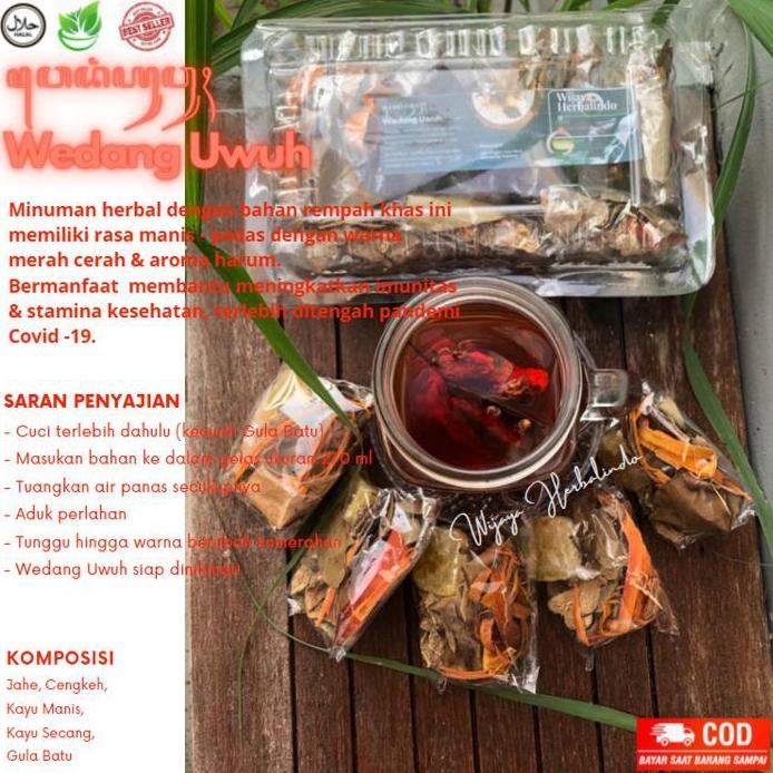 

Update Wedang Uwuh "" I Komplit Gula Batu 1 Pack isi 10 sachet I Antioksidan I I Herbal !!