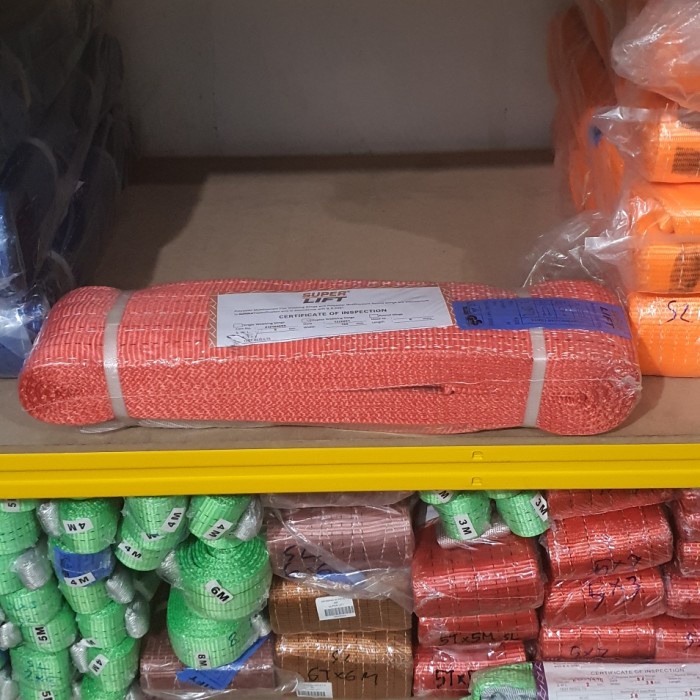 Promo Superlift Polyester Webbing Sling 5Ton X 6Meter/Webing Tali Angkat