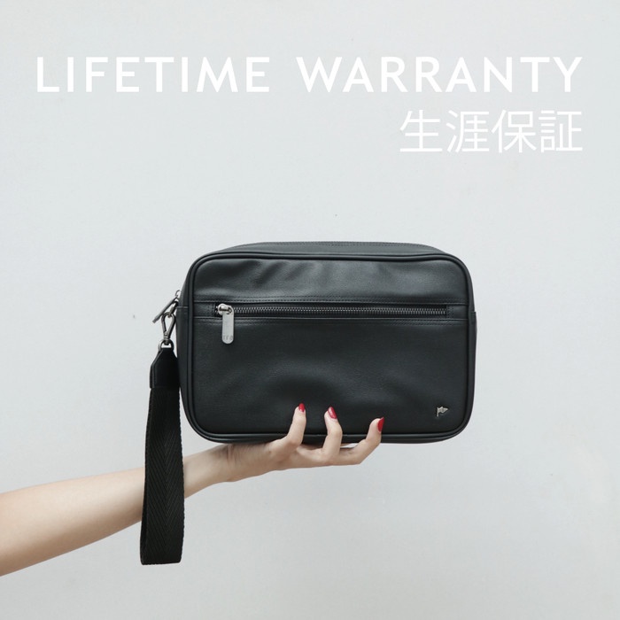 Promo Tfg Pouch Clutch Tas Pria Nobu 216 Black Lifetime Warranty