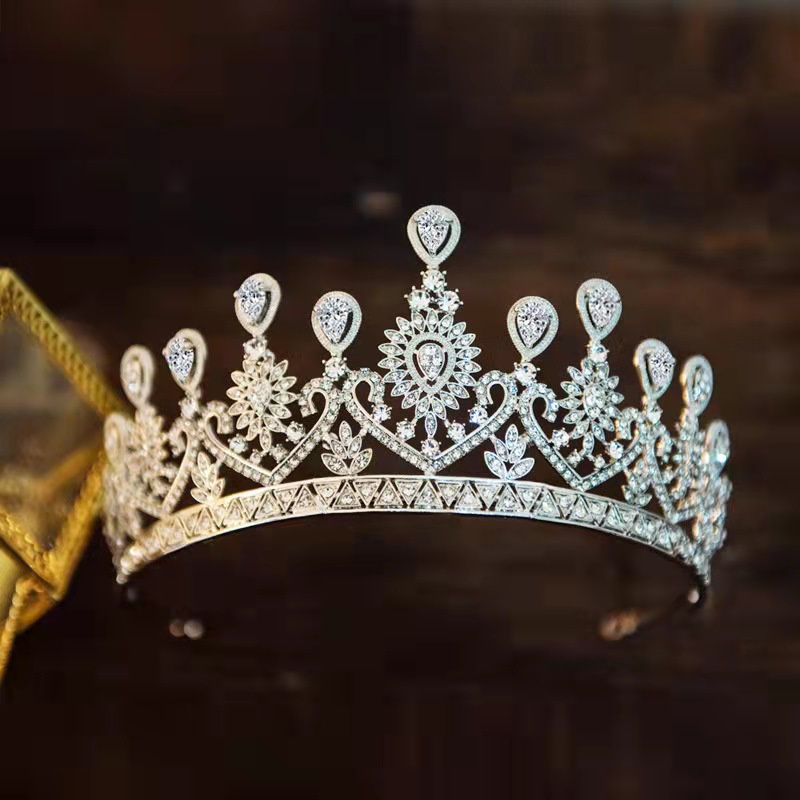 Mahkota Crown Crysyal Bunga /Mahkota Hijab