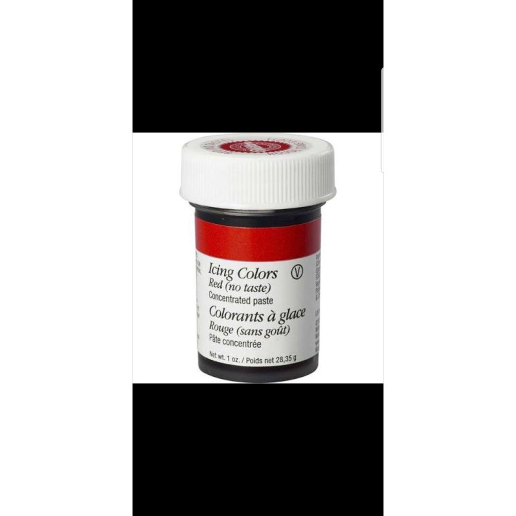 

Wilton Color Red No Taste 1Oz Icing Gel Paste Color Pewarna Makanan Merah