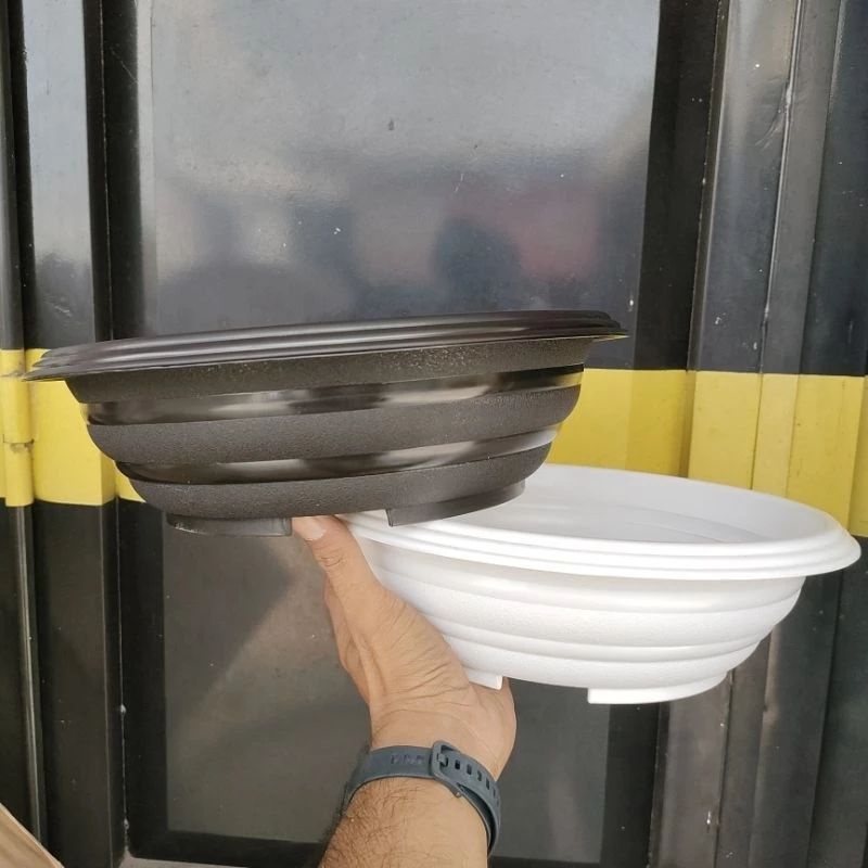 (1pcs) POT BONSAI GODONG IJO 30 pot bonsai ceper jumbo tebal