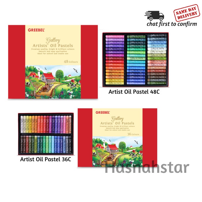 

Masih Ada! Greebel Krayon Artist Crayon Artist Oil Pastel 36 & 48 Colours