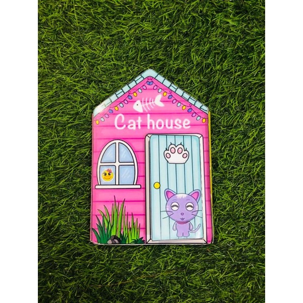 PAPER DOLL HOUSE CAT HOUSE QUIET BOOK