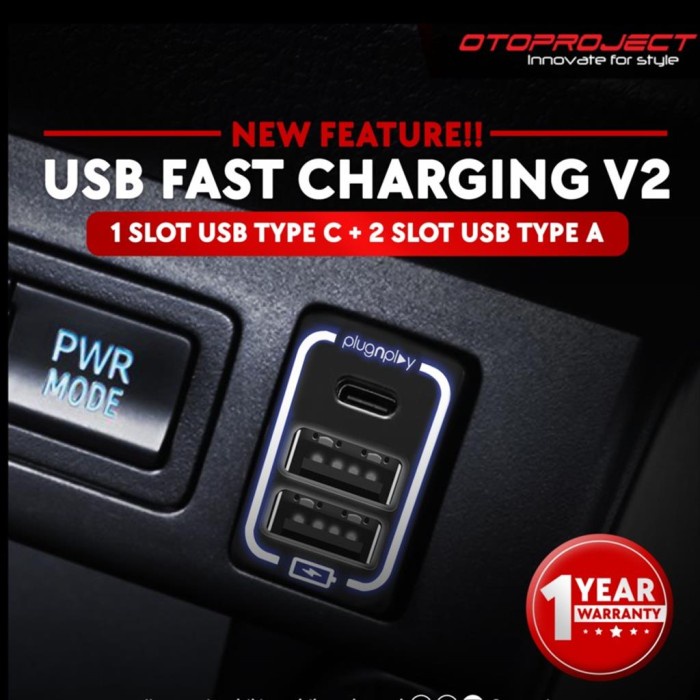 Terbaru Usb Fast Charging Otoproject Innova Reborn Modul Obd Charger Hp Mobil Promo Terlaris
