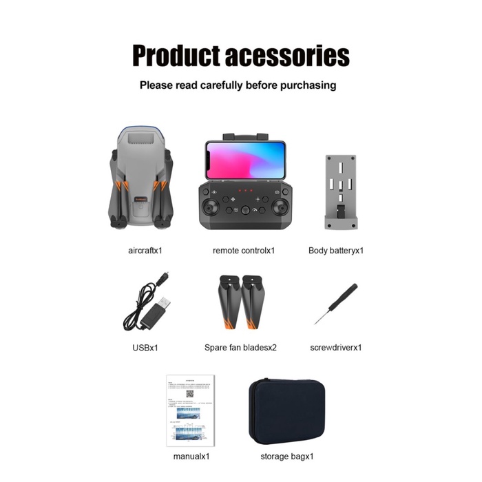 Drone Xt9 Dual Lense, Remote Control Drone Kamera Hd Dual Lens Camera