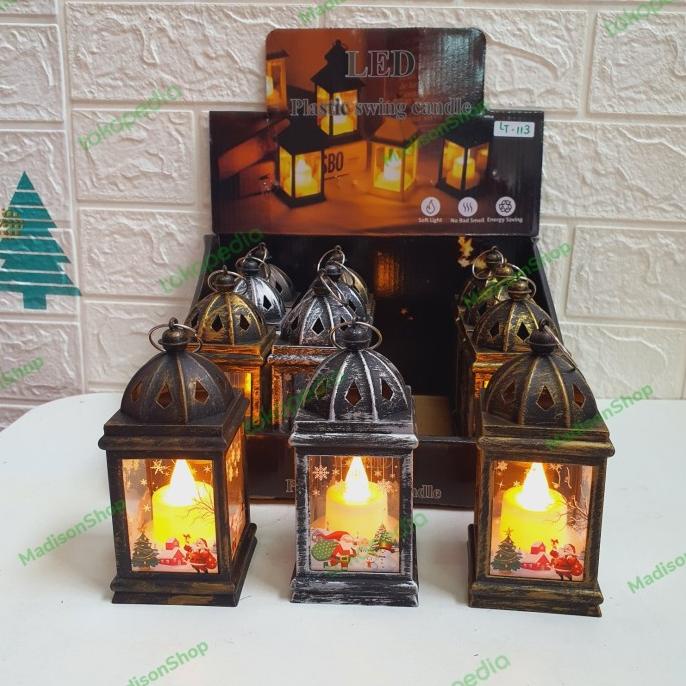 

Lentera Natal Lilin Led Portable Kado Hiasan Natal Murah Souvenir Terbaik