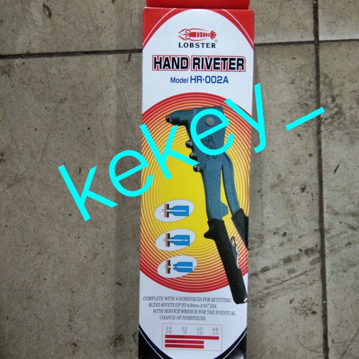 .Original Tang Rivet Hand Riveter Lobster Hr 002 A Bisa Gojek