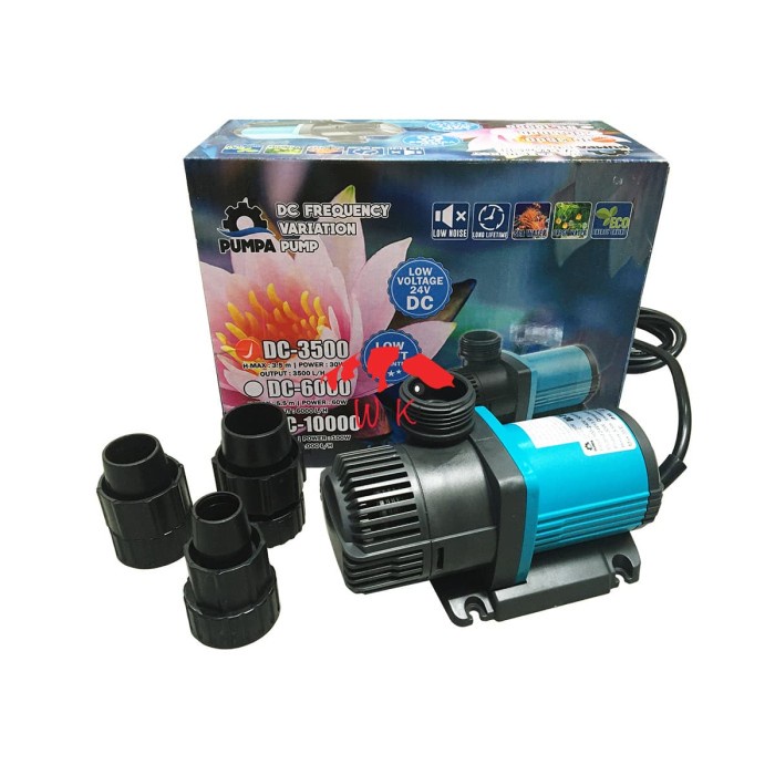 ✅Original Pompa Air Celup 3500L/H Submersible Pump  Pumpa Dc-3500 Frequency Limited