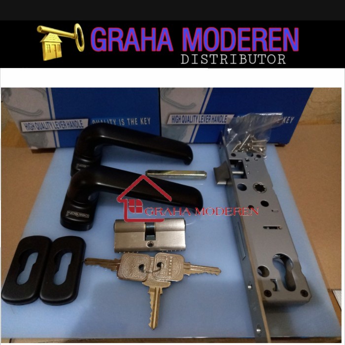 ✅Sale Kunci Pintu Dekson Lhtr Z 0816 Dekson Black Handle Pintu Engkol Dekson Terbaru