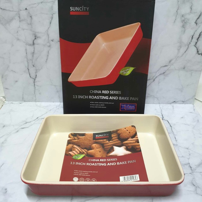 

✅Termurah Suncity Red 13 Inch Bake Tray / Baking Pan / Loyang Kue Kering Terbaru