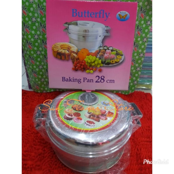 

✅Termurah Baking Pan Butterfly 28 Cm / Loyang Kue Bolu Bisa Gojek