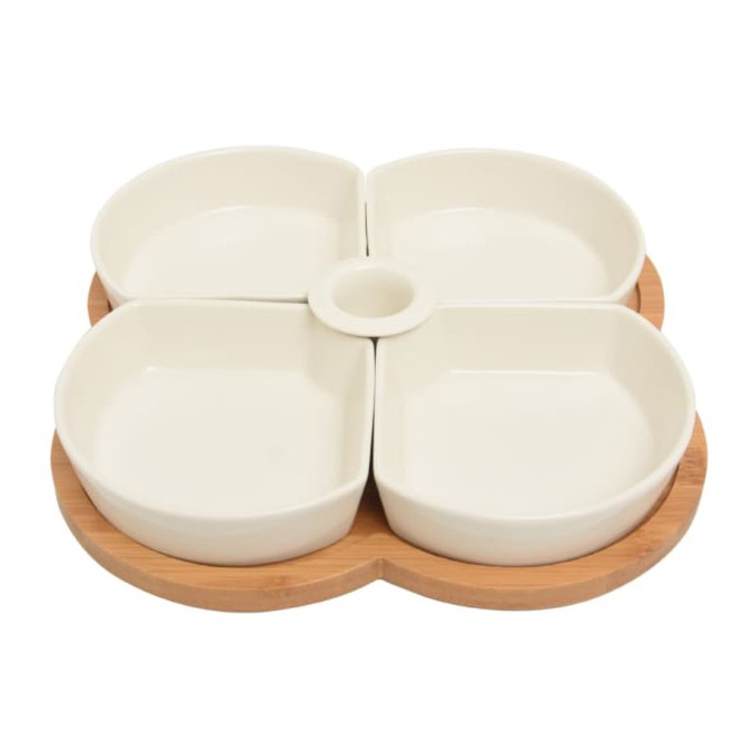 ✅Termurah Wadah Saji Set Porcelain Appetite 6 Pcs Serving Set Mangkok Saji Bisa Gojek