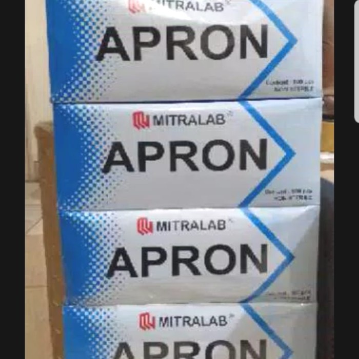 ✨Baru Apron Mitralab Apron Plastik Apron Murah Celmek Plastik Terbatas