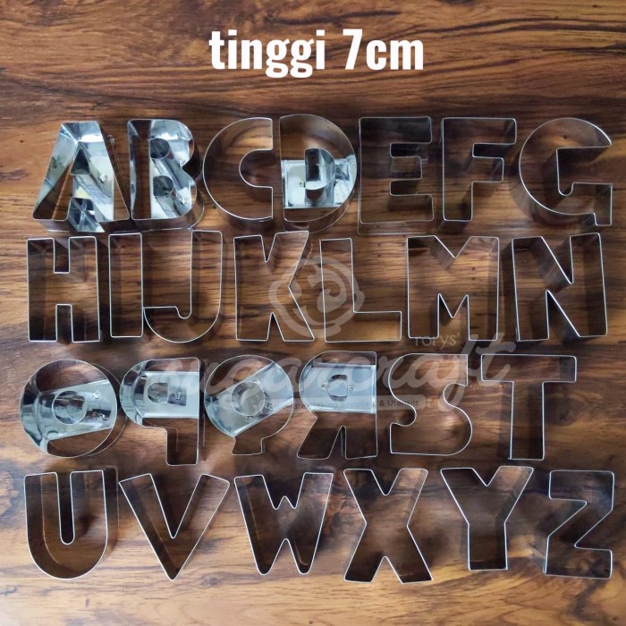 

✅Termurah Cookie Cutter Huruf Alphabet Set Besar Cetakan Huruf Cetakan Alphabet Diskon