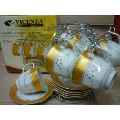 ✅Termurah Tea Set Visenza/Cangkir Set 13 Pieces Bisa Gojek