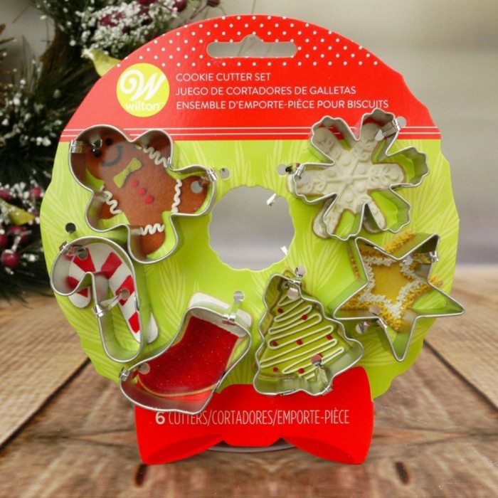

✅Termurah Wilton Christmas Cookie Cutter Snowflake Star Tree Shock Gingerbread Terbatas
