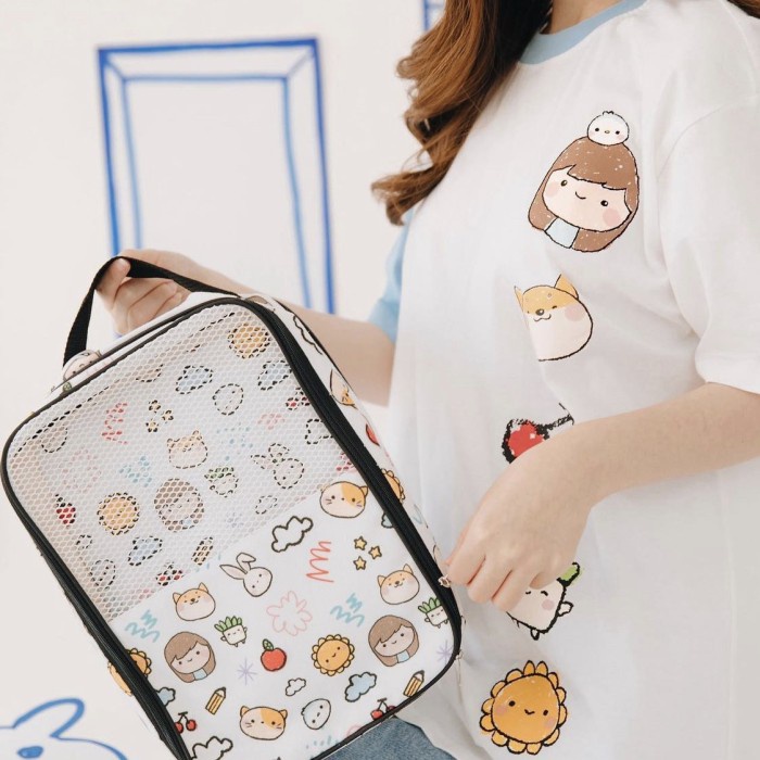 ✨COD Byeol X Sally Piper Crayon World Exclusive Merch - Shoe Bag - Paper Bisa Sameday