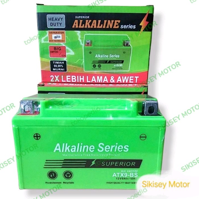 ✨New Aki Alkaline Ninja 250 Carbu / Fi Atx9-Bs Terbatas