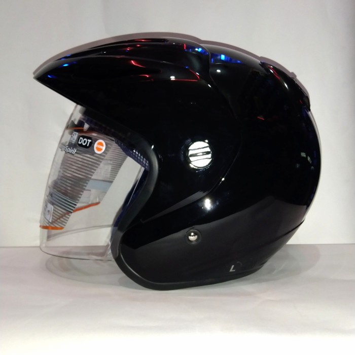 ✨New Helm Ink Cx 22 Black Gloss Helm Half Face Bisa Gojek
