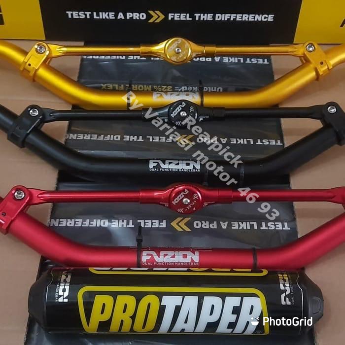 ✨New Ori Stang Fuzion Handlebar Fuzion Full Hitam Stang Protaper Fuzion Terbaru