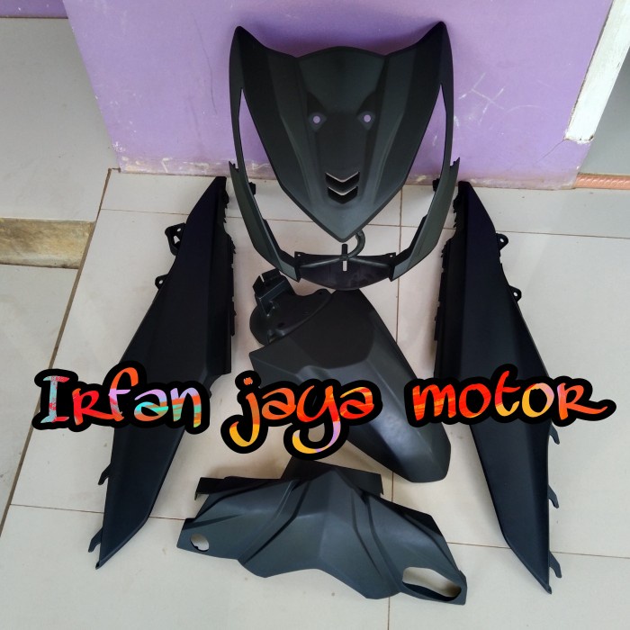 ✨New Ori Cover Body Full Halus Honda Beat Fi Stater Halus Hitam Doff Limited
