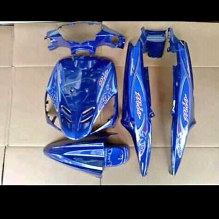✨New Ori Cover Body Halus Mio Sporty Biru Bisa Gojek