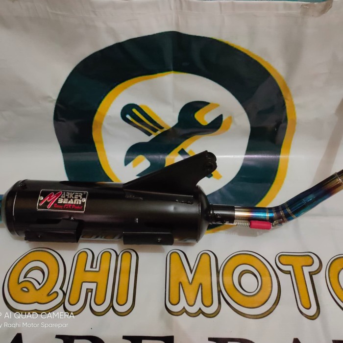 ✨New Ori Knalpot Racing Bobokan Beat Fi Leheran Pelangi Bisa Gojek