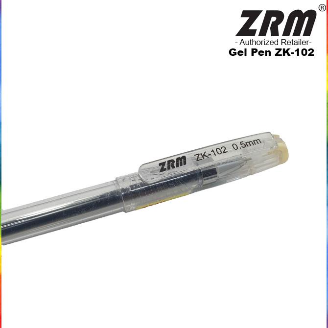 

TERLARIS Gel Pen / Pulpen ZRM ZK-102 (Mata Jarum 0.5mm) 12pcs SALE