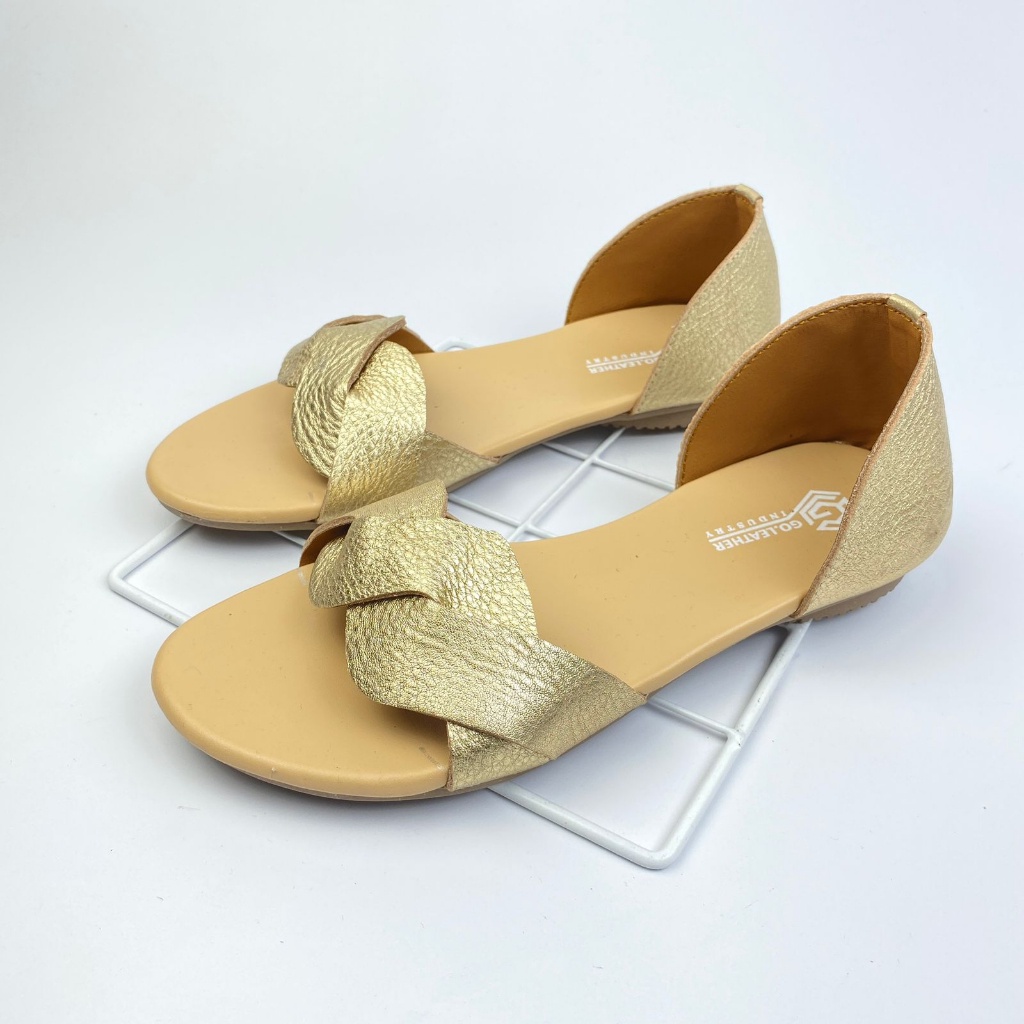 [MODEL TERKINI] Sandal Kulit Garut - Sandal Kulit Wanita - Sandal garut - SST