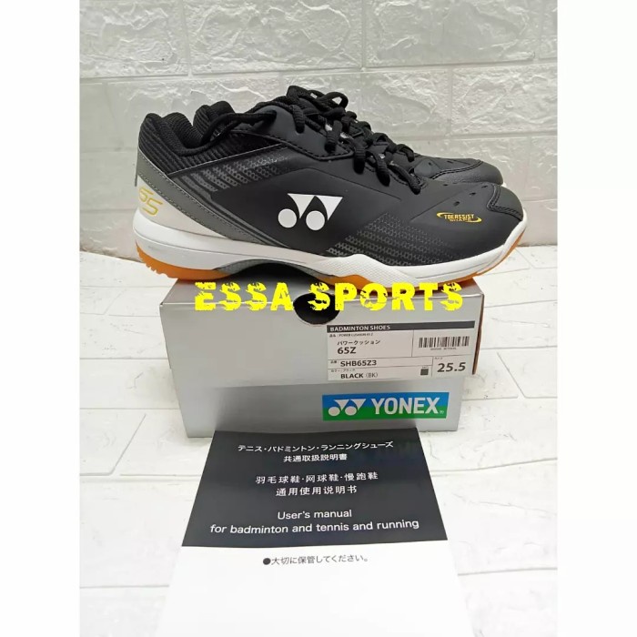 ✨Ori Sepatu Badminton Shb 65 Z3 Shb 65Z3 Men Black Jp Code Original Limited