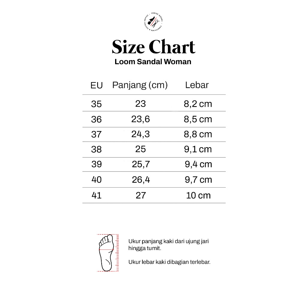 [MODEL TERKINI] Sandal Wanita Portee Goods Loom Sandal Rainbow Black