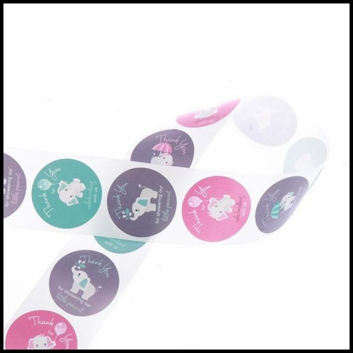 

DISKON 500PCS STICKER TERIMA KASIH/LABEL KARTU UCAPAN TERIMA KASIH ANIMAL A !!!!!