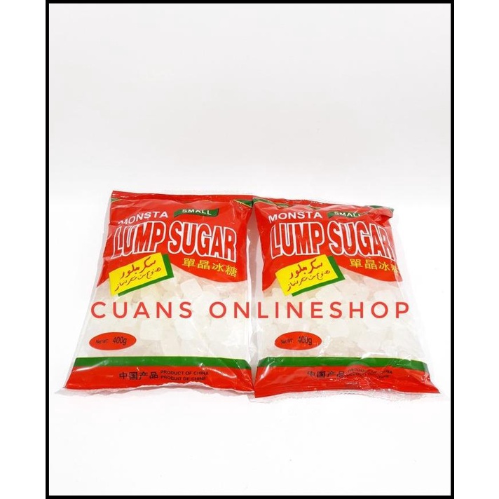 

TERBARU MONSTA LUMP SUGAR 400 GRAM GULA BATU IMPORT !