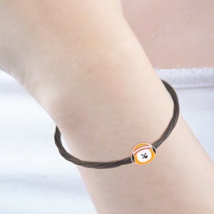 Gelang Tangan Tali Charm Emas Bt21 Bts Chimmy Rj Tata Cooky Mang Van