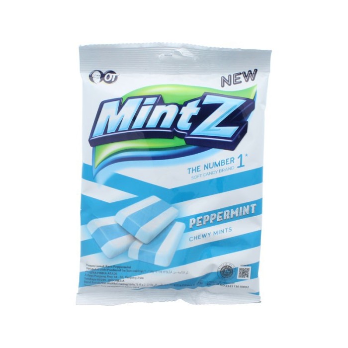 

MINTZ PEPPERMINT BIRU 115GR /BAG