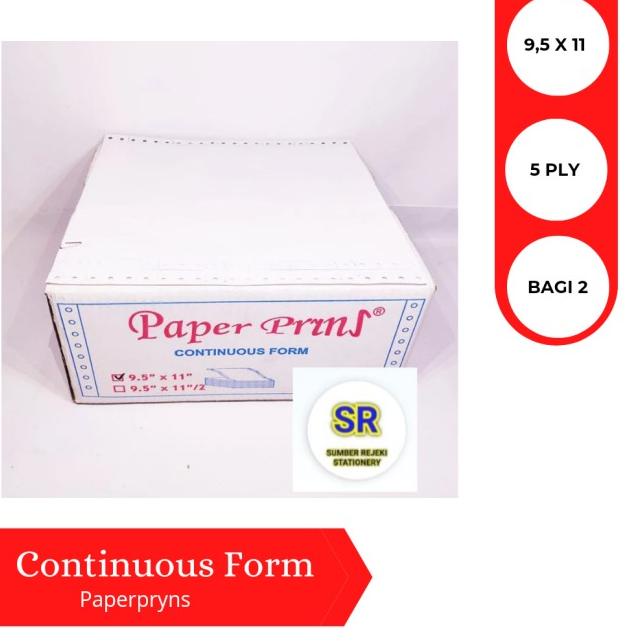 

CONTINUOUS FORM ( 9,5 X 11 ) 5 PLY ( BAGI 2 ) |Top|Best